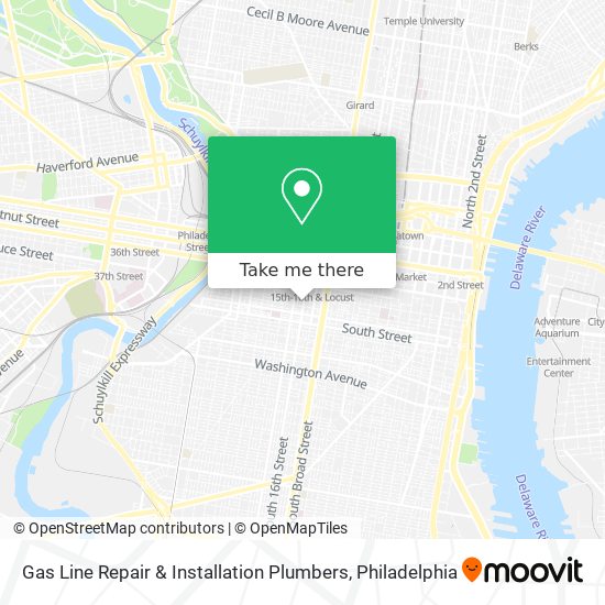Gas Line Repair & Installation Plumbers map