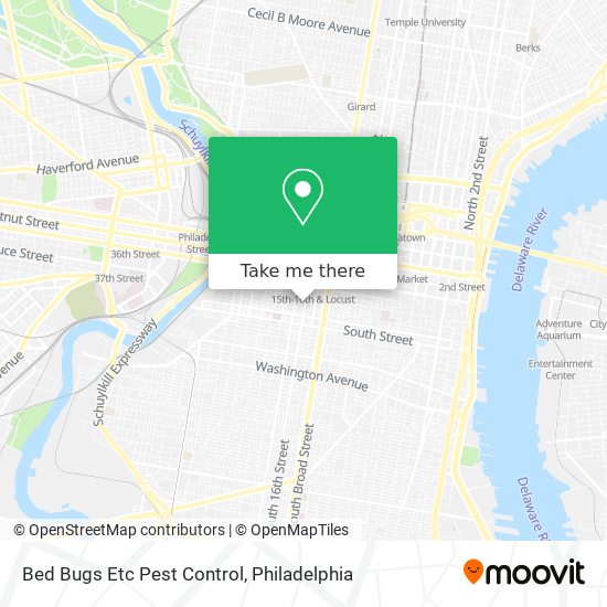 Bed Bugs Etc Pest Control map