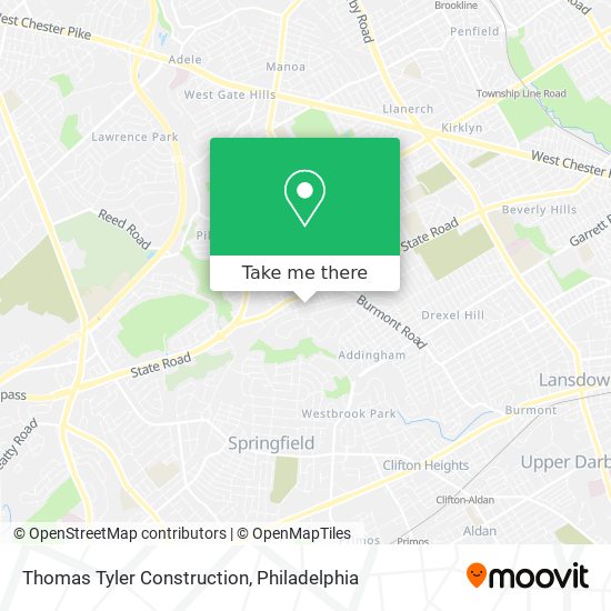 Thomas Tyler Construction map