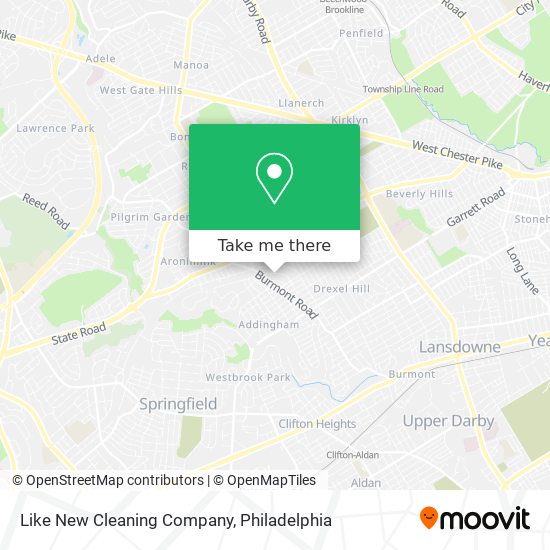 Like New Cleaning Company map