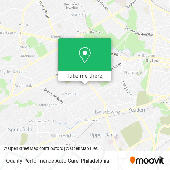 Quality Performance Auto Care map
