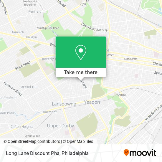 Long Lane Discount Pha map