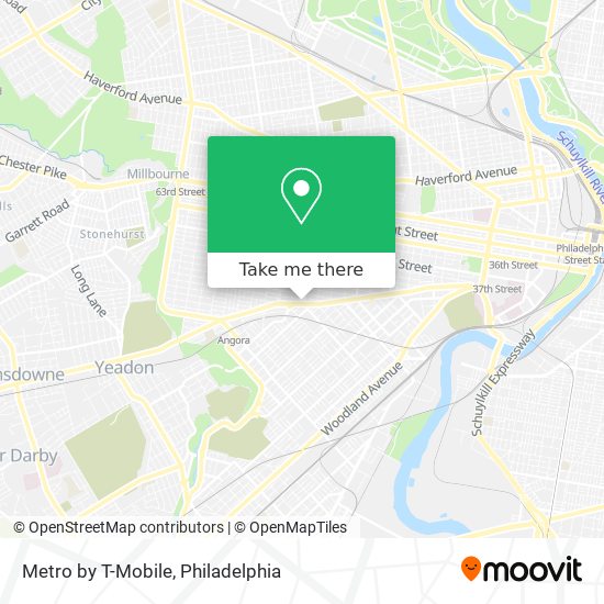 Metro by T-Mobile map