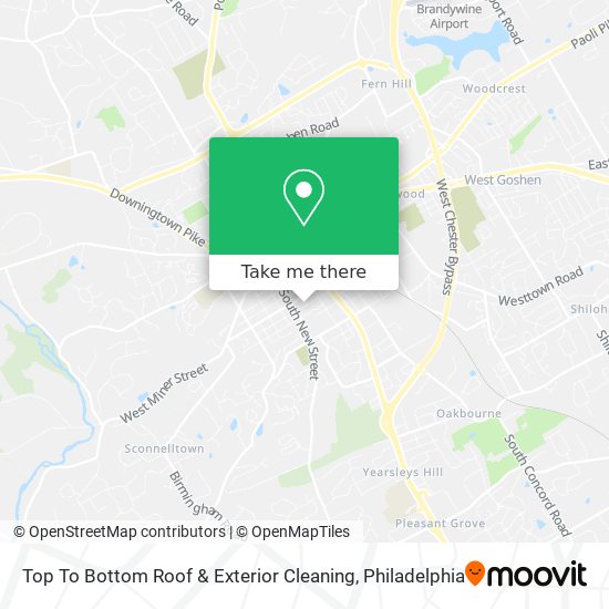 Mapa de Top To Bottom Roof & Exterior Cleaning