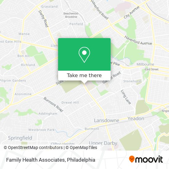 Family Health Associates map