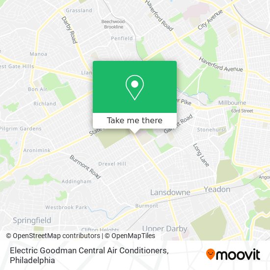 Electric Goodman Central Air Conditioners map