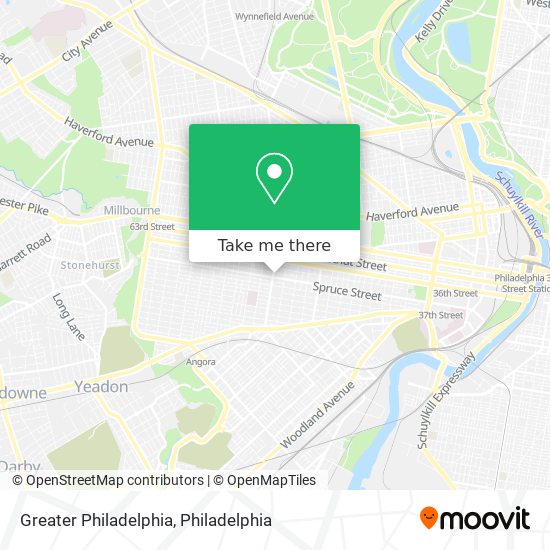 Greater Philadelphia map