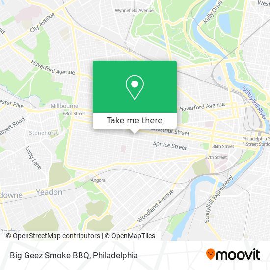 Big Geez Smoke BBQ map