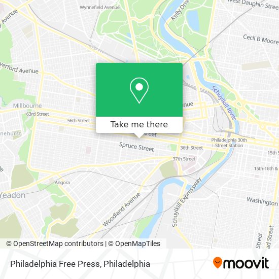 Mapa de Philadelphia Free Press
