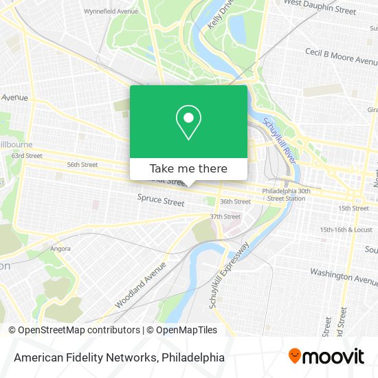 American Fidelity Networks map