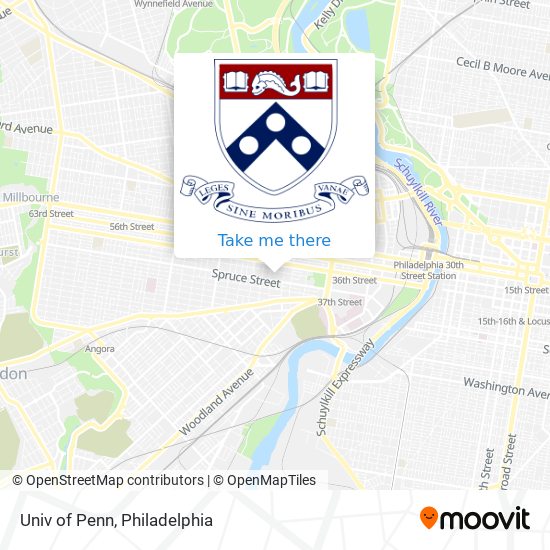 Univ of Penn map