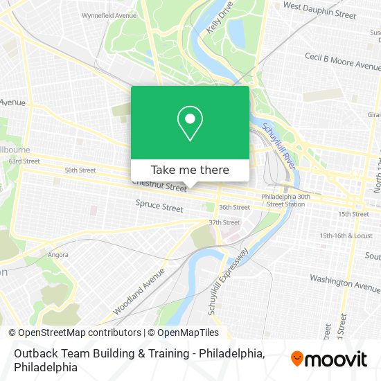 Mapa de Outback Team Building & Training - Philadelphia