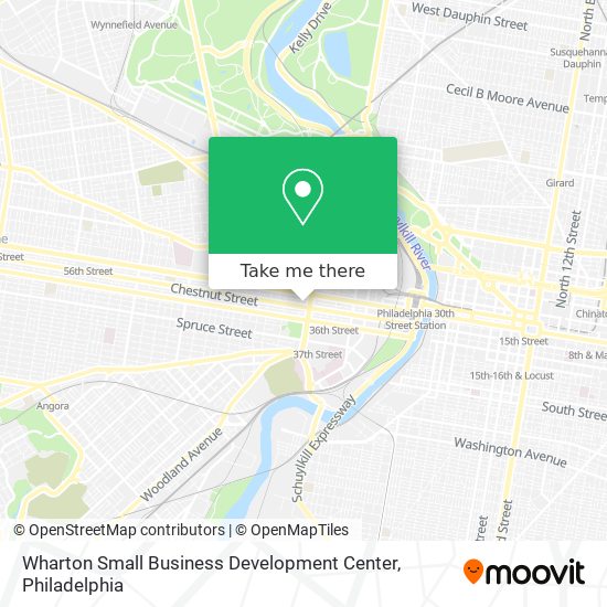 Wharton Small Business Development Center map