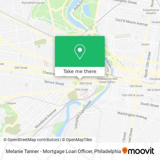 Melanie Tanner - Mortgage Loan Officer map