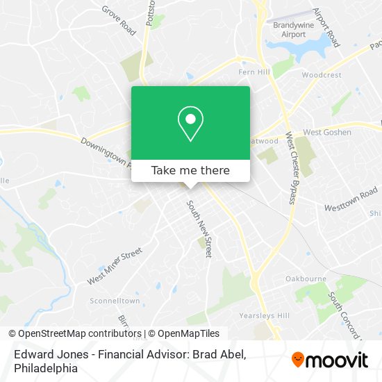 Mapa de Edward Jones - Financial Advisor: Brad Abel