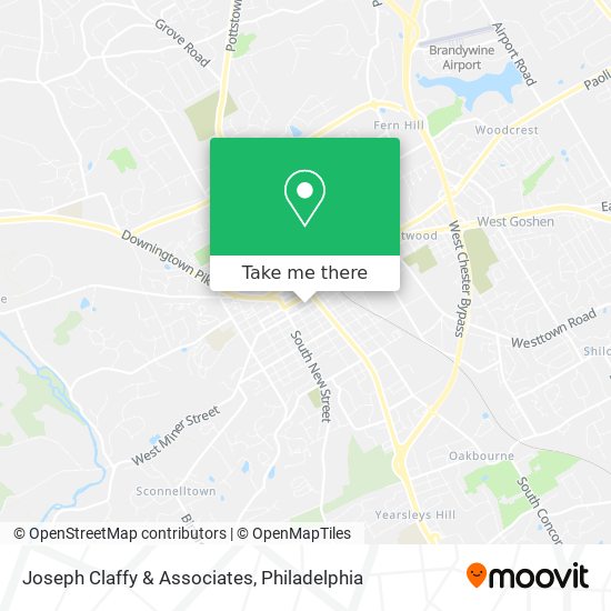 Joseph Claffy & Associates map