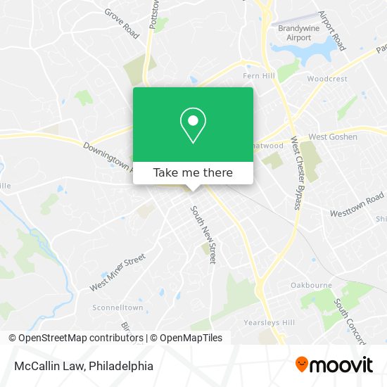 McCallin Law map