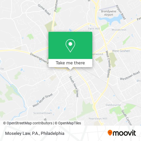 Moseley Law, P.A. map