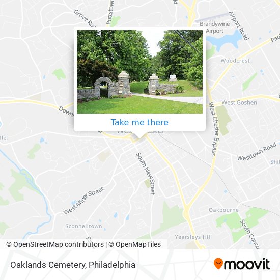 Mapa de Oaklands Cemetery