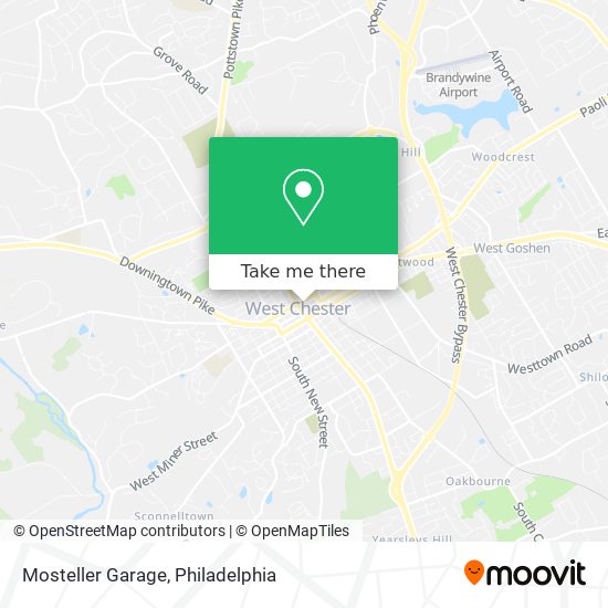 Mosteller Garage map