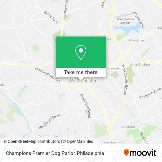 Champions Premier Dog Parlor map