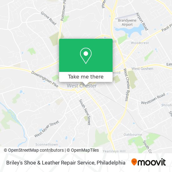Briley's Shoe & Leather Repair Service map