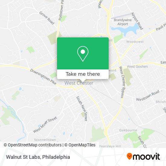Walnut St Labs map