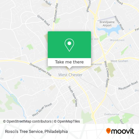 Rosci's Tree Service map