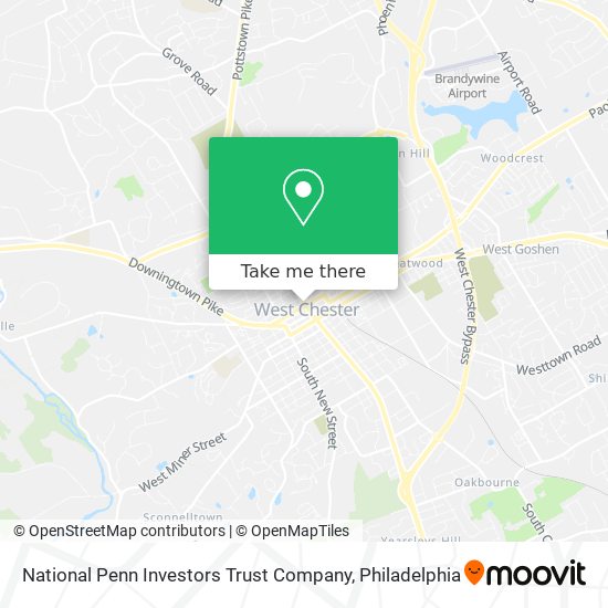 National Penn Investors Trust Company map