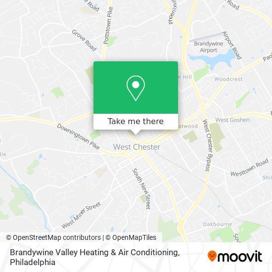 Mapa de Brandywine Valley Heating & Air Conditioning