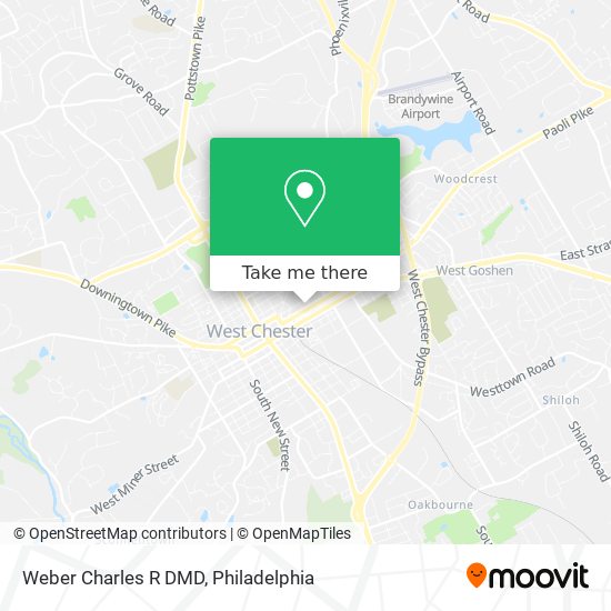 Weber Charles R DMD map