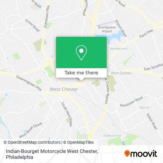 Mapa de Indian-Bourget Motorcycle West Chester