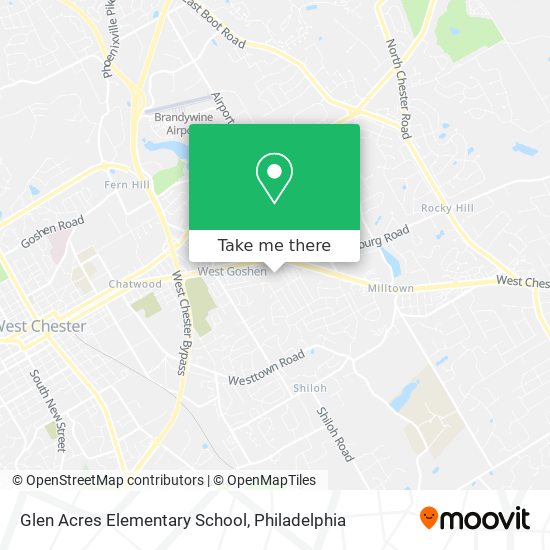Glen Acres Elementary School map