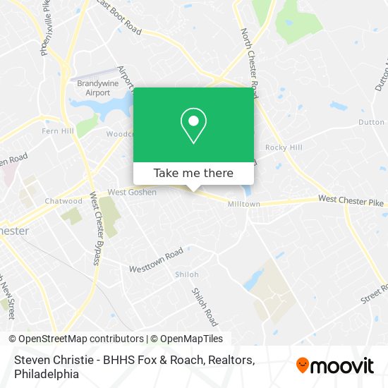 Steven Christie - BHHS Fox & Roach, Realtors map