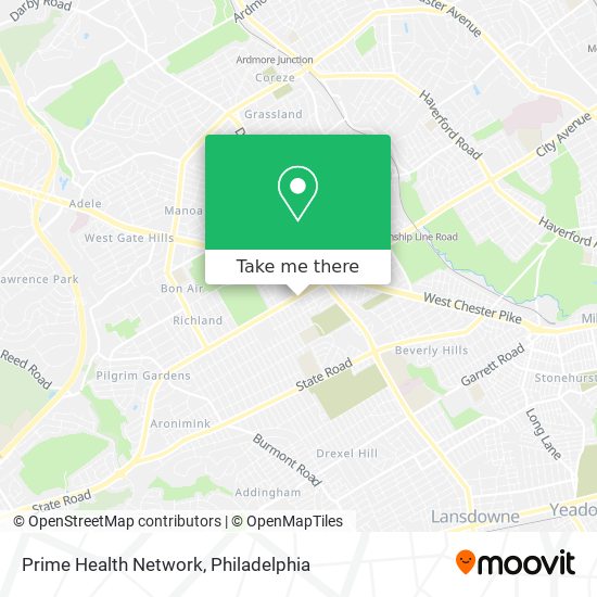 Mapa de Prime Health Network