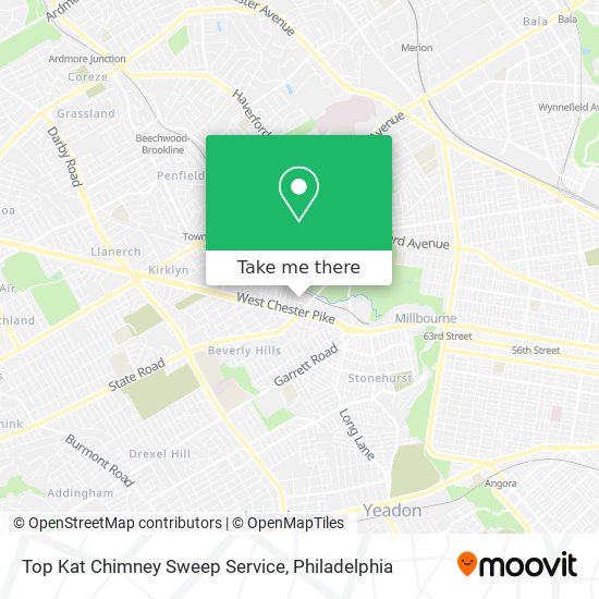 Mapa de Top Kat Chimney Sweep Service