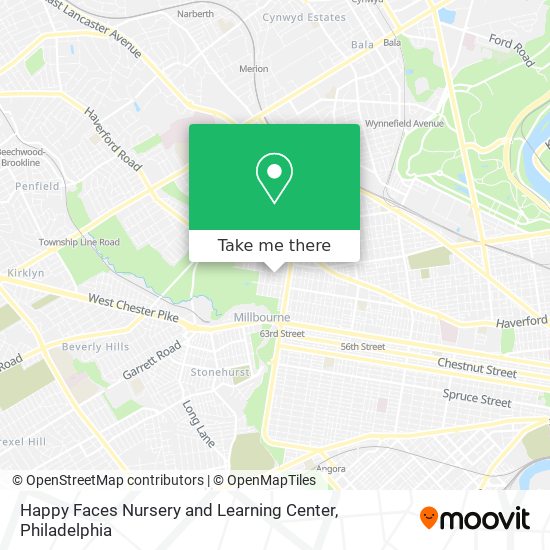 Happy Faces Nursery and Learning Center map