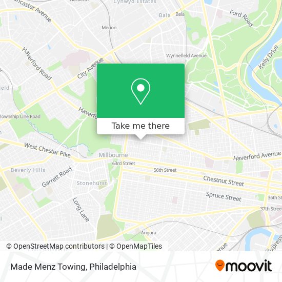 Made Menz Towing map