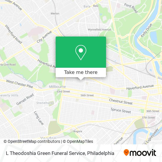 L Theodoshia Green Funeral Service map