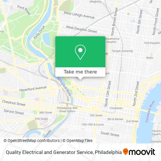 Mapa de Quality Electrical and Generator Service