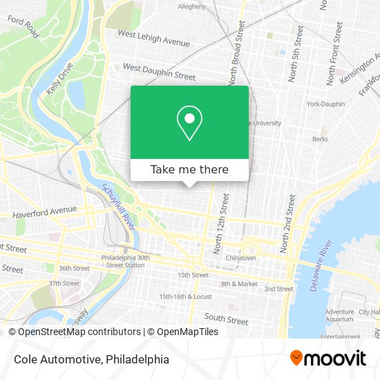 Cole Automotive map