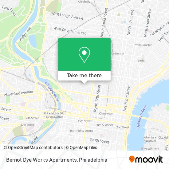 Mapa de Bernot Dye Works Apartments