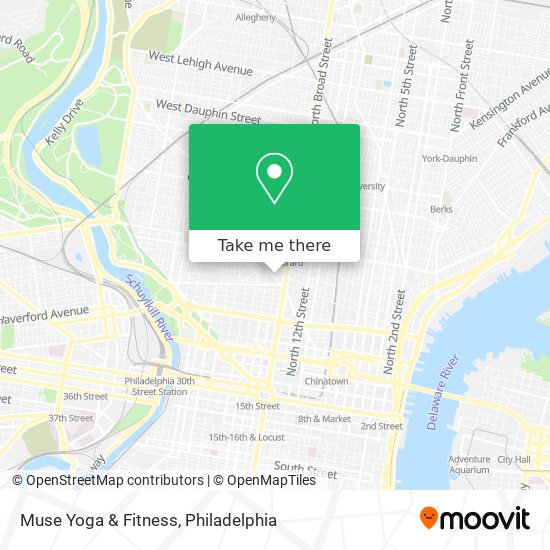 Muse Yoga & Fitness map