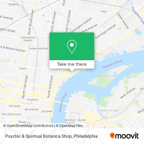 Psychic & Spiritual Botanica Shop map