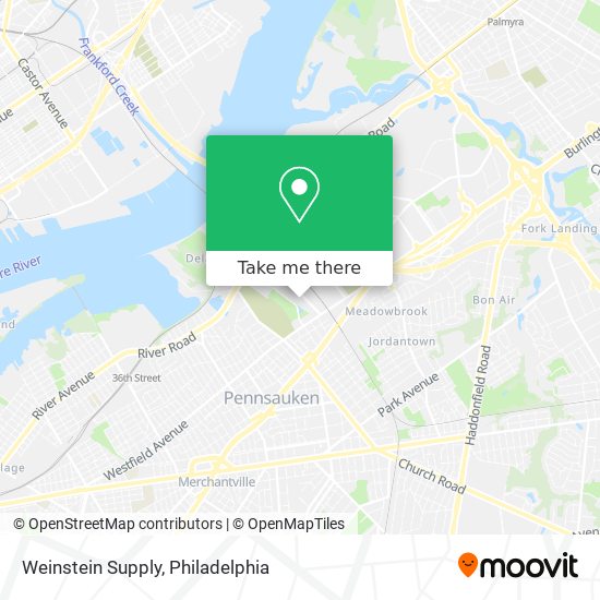 Weinstein Supply map