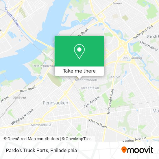 Pardo's Truck Parts map