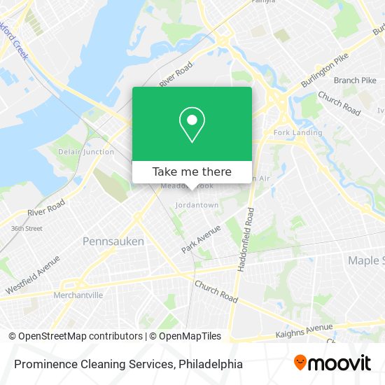 Prominence Cleaning Services map