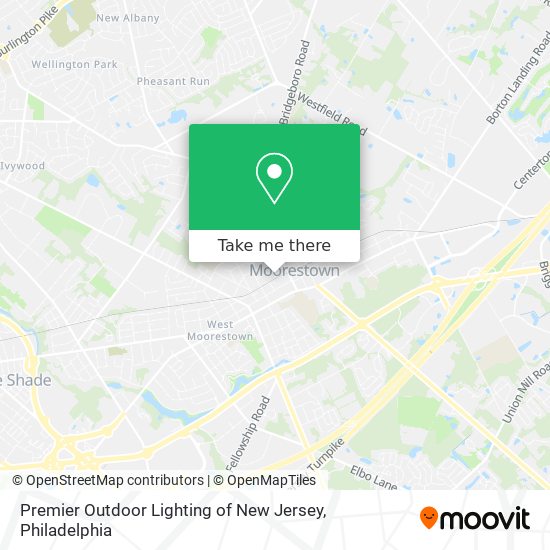 Premier Outdoor Lighting of New Jersey map