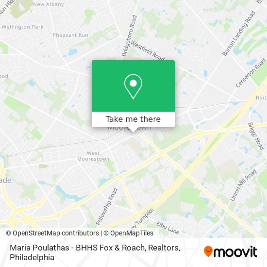 Mapa de Maria Poulathas - BHHS Fox & Roach, Realtors