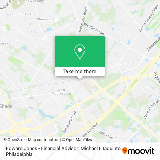 Mapa de Edward Jones - Financial Advisor: Michael F Iaquinto